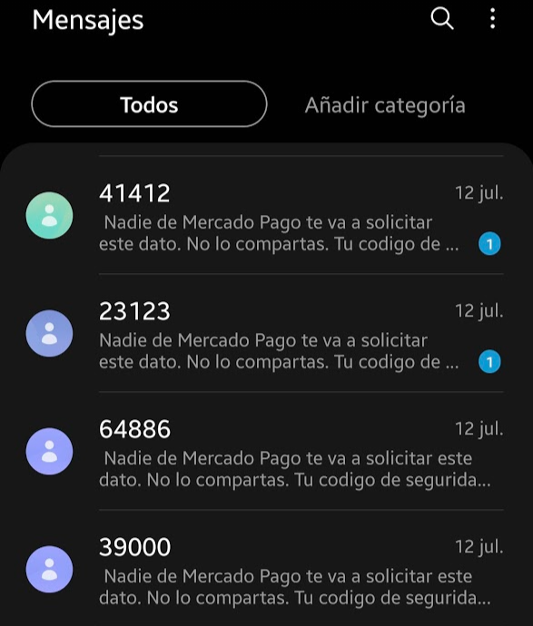 pibesdesistemas's tweet image. Les comparto una nueva estafa que está circulando:

Te llaman de parte del plan nacional de vacunación, te piden que les pases el número que te llega por SMS para &quot;validar&quot; el &quot;número de ciudadano&quot;.

En realidad están intentando sacarte la cuenta de Mercadolibre.