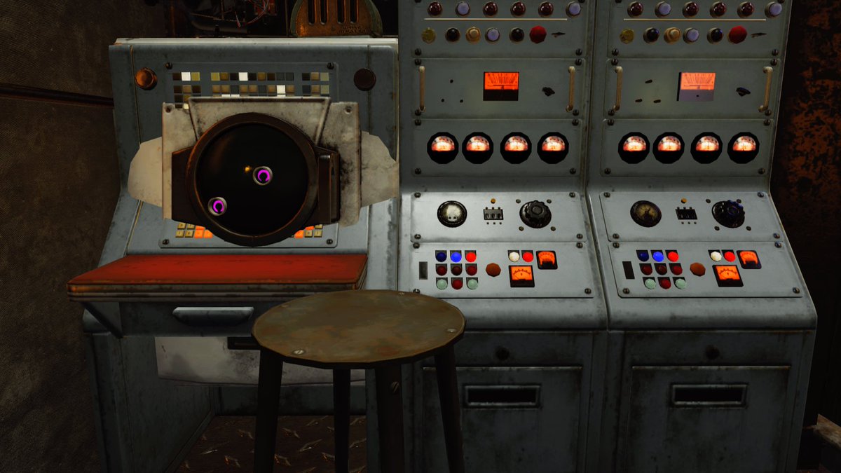 Rad_Rux's tweet image. Fusion Junk Submarine.
Here is the complete submarine!
Two seater.(can actually sit).Small Sleeping Area. Radar/Communications Area. Engine Room. Steering/Observation room. Using the utility shelter for the “inside”. 
.
.
#Fallout76 #fallout76campbuilding #fallout @Fallout