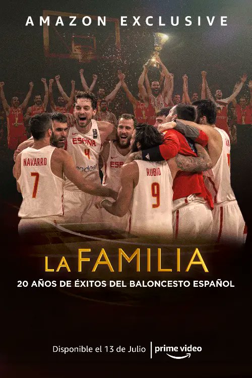 DanielZGZC's tweet image. Qué absoluta maravilla la serie documental sobre nuestra selección de baloncesto. Un viaje que hemos vivido todos estos años junto a ellos.
Ya tardáis en ver "La Familia" en Prime Video.