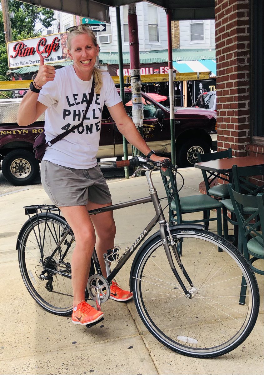 MarenWalseth's tweet photo. What out Philly…here I come!!
Yes…a helmet & lock are on their way 😉
#southphilly #takeabike #farlesswalking https://t.co/K4fjxAzlNr
