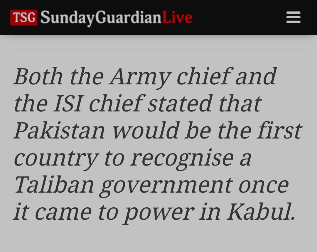 Afghan foreign minister tells Pakistan FM Sahah Mehmood Qureshi that Pakistan should 'close shelter and ceasing funding sources of Taliban',  

Mean While Pak Army chief, ISI confirm iron bond with Taliban
#GenocidalPakistan