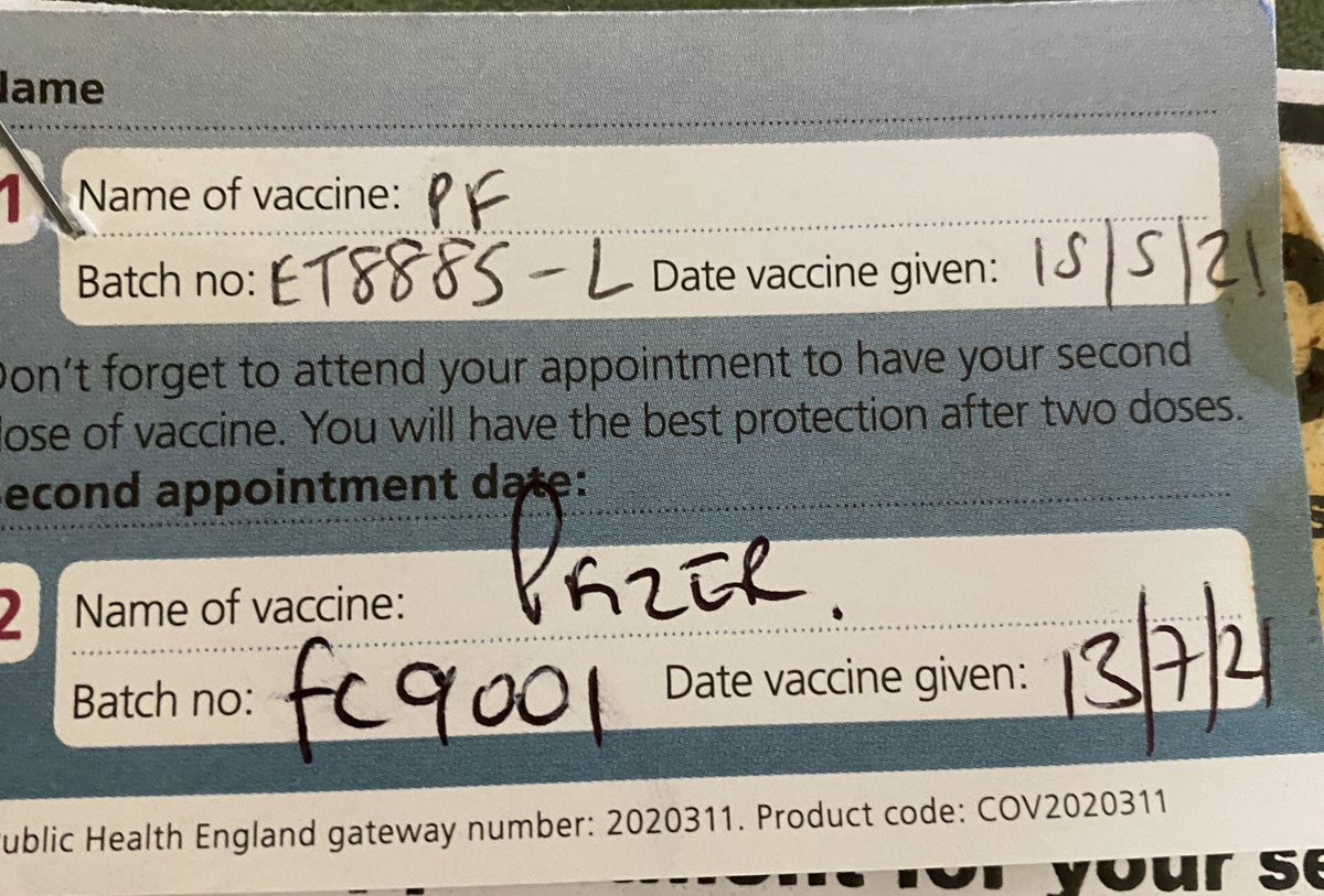 orangina17's tweet photo. 2nd jab done #PfizerChief lol https://t.co/V0PKbc5r14