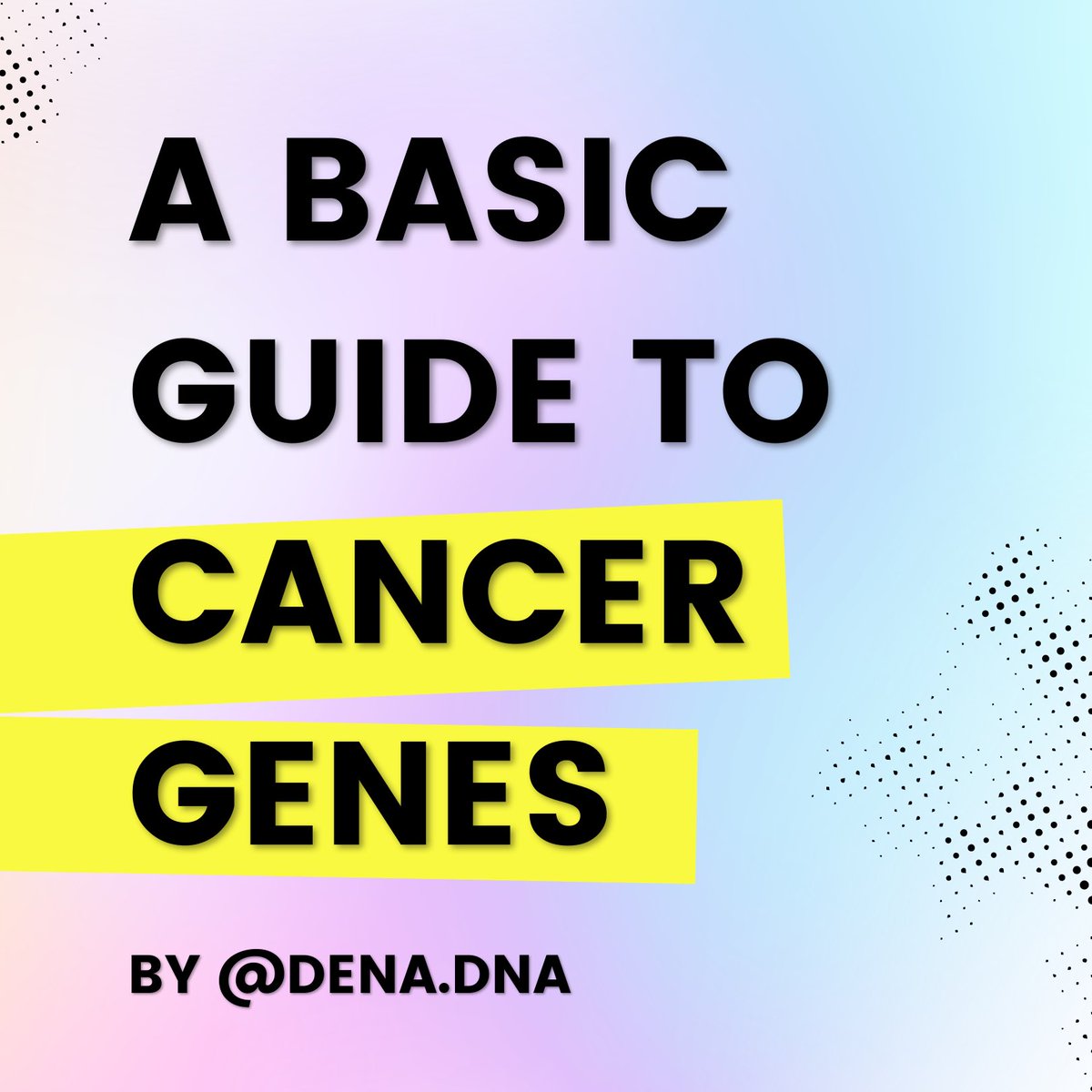 DenaTalksDNA's tweet photo. Cancer genetics is confusing. Here is a visual guide 👉🏼 https://t.co/otVwZwYBsa #medtwitter #cancergenes #Cancer #Genetics https://t.co/97UX7IeZvd
