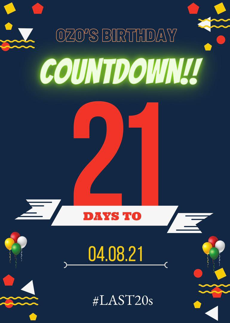 kk78439635's tweet photo. All lovers of Ozo🔊

21 days to Ozo's Birthday💃🏾💃🏾

We need everyone's help🙏#Last20s 

Send in more money to reach our 100%target

We can do this guys 

Dm @SuperionsO 

Or Send to the account numbers below

#bbnaija #BBNaijaReunion https://t.co/oLkOp38xlp