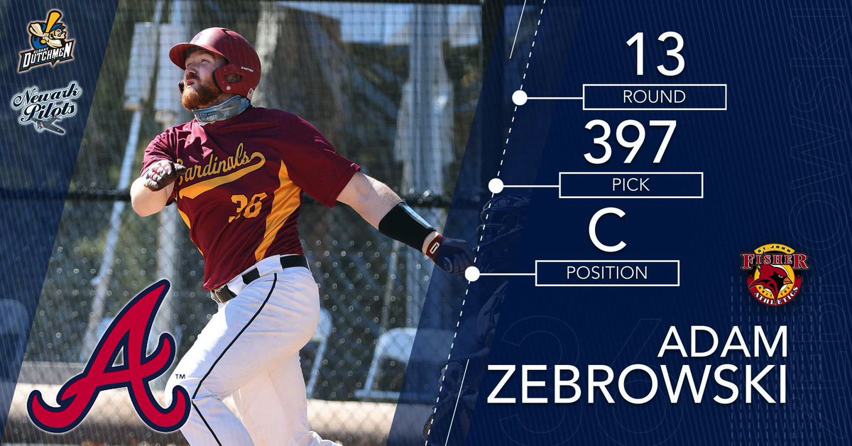 PGCBLbaseball's tweet photo. Next PGCBL to the Pros draft pick is Adam Zebrowski of St. John Fisher Baseball.  Zebrowski spent two seasons in the PGCBL, 13 games with Newark Pilots in 2019 and is currently with the Albany Dutchmen, where is hitting .360 in 16 games for the Dutch with 6 home runs and 16 RBIs. https://t.co/REnBgjlWdW