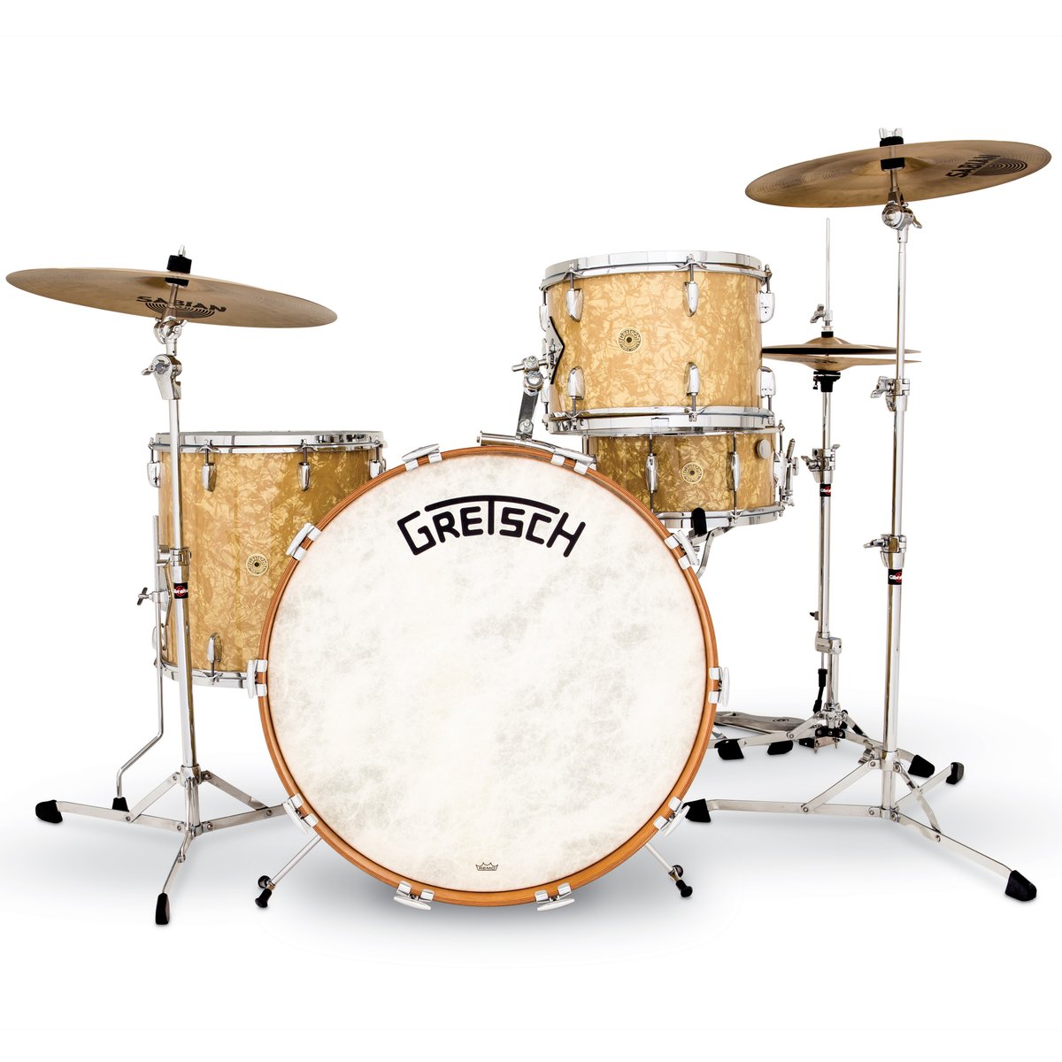 Here at Gretsch, Antique Pearl Nitron is one of our favorite Broadkaster looks. Whatcha think? #gretschdrums