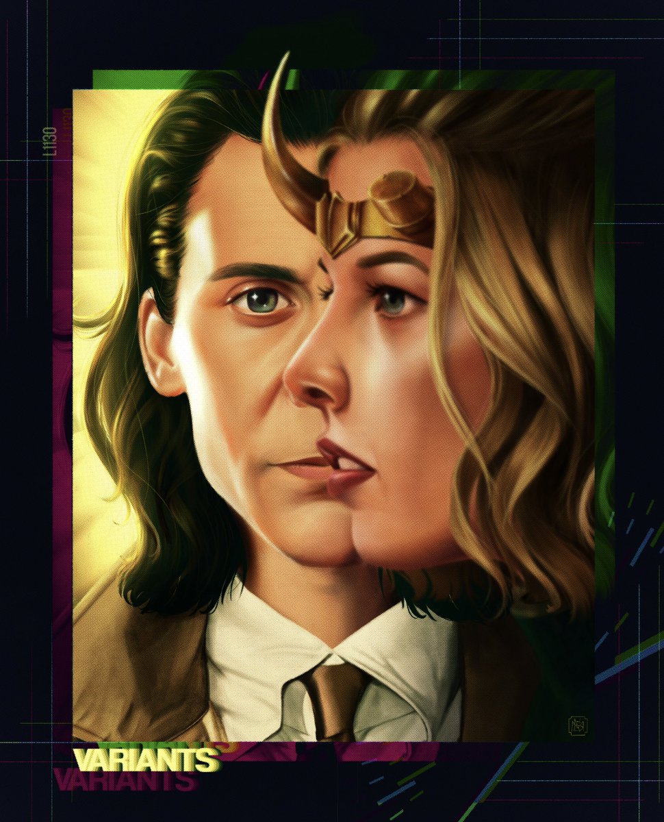 「Painting in honor of the upcoming #Loki 」|Simoneのイラスト