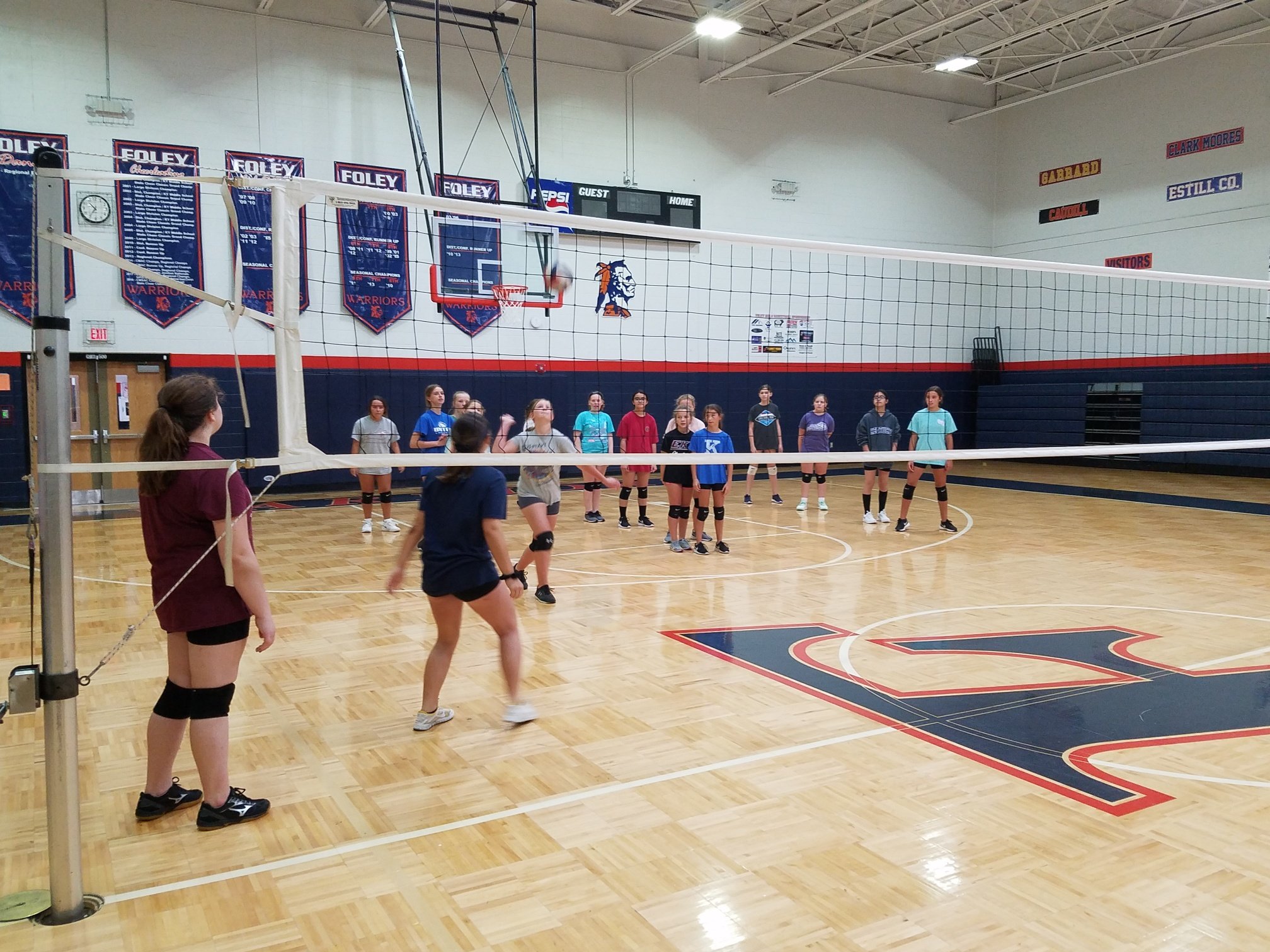 Foley Middle School on Twitter "💙🏐🧡 Hey, I just set you and this is