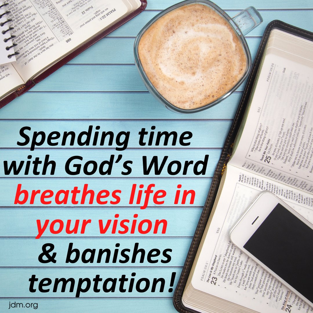 jesse_duplantis's tweet photo. Spending time with God’s Word breathes life in your vision and banishes temptation! 

#jdm #godsword #justbreathe #votc #cathyduplantis https://t.co/Bx3ciXYerO