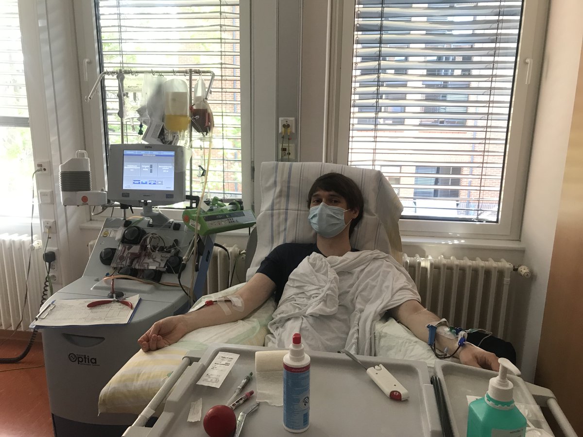 tzwenn's tweet photo. Was Positives: Vor genau 5 Wochen habe ich Stammzellen gespendet. Der Empfänger wurde heute in die ambulante Pflege entlassen.
Willst du auch die Gelegenheit auf ein wenig Freudengefühl? https://t.co/zZUnR3E3Lo

🧵 zu Erfahrungen &amp; Erkenntnissen eines Nicht-Mediziners: https://t.co/MWjg0Dmxxh