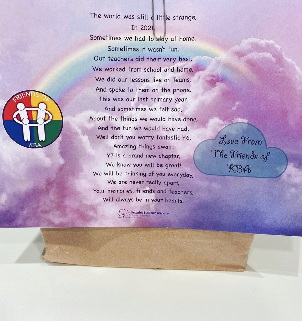 And so we say goodbye to our biggest little ones 😢 You have been fantastic Y6 and coped brilliantly with everything that has been thrown your way. What superstars you are 🌟 Have a fantastic summer 😎 and we'll see you in Y7 🤩❤️💙💛💚 <a href="/KBuccleuchA/">KBA</a> @KbaPrimary