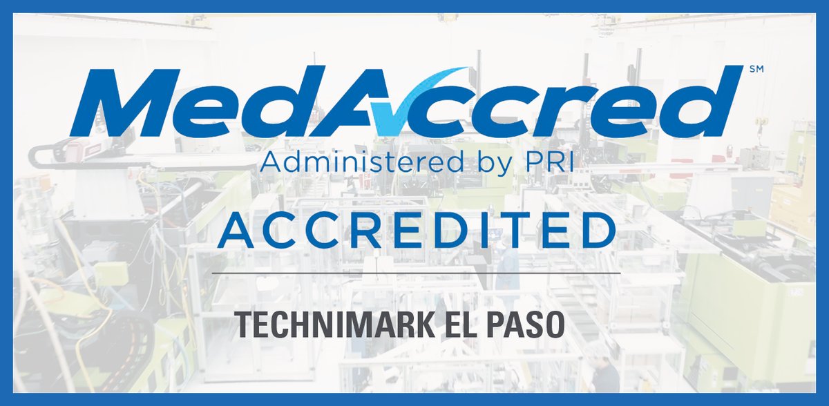 Proud to share that our #ElPaso facility earned its <a href="/MedAccred/">MedAccred</a> certification. And b/c patient safety is our #1 priority, we're pursuing accreditation at all our #medicaldevice facilities worldwide. Congrats to our El Paso employee for leading the way. #medicalpackaging #plastics