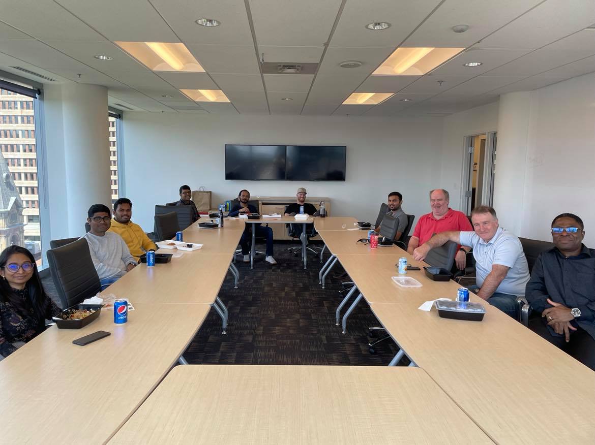 The members of our team have been working so hard the past few months. Today we were happy to treat some of them to lunch to give them a well deserved break!

Special thanks to Gahan Nova Center for supplying us with a delicious lunch!

#teambonding #lunchbreak #connectingpeople