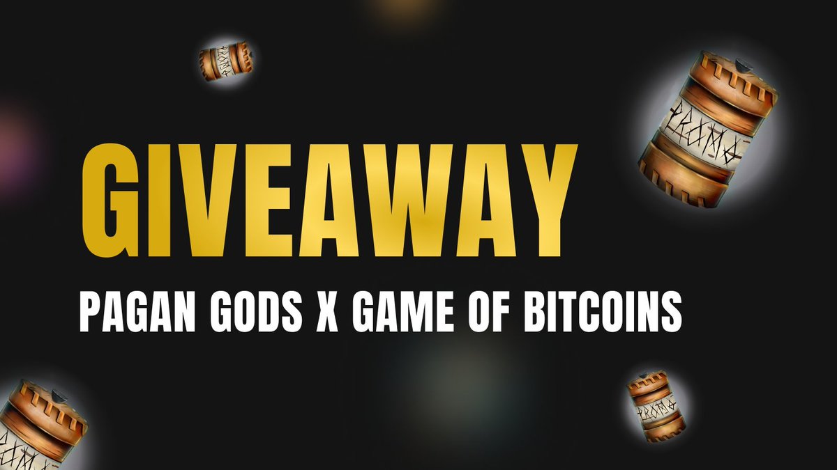 🌟Exclusive Pagan Gods promo packs giveaway in association with <a href="/InoWorlds/">Pagan Gods - NFT Game</a> 

🏆 10 Winners

👉 Follow <a href="/InoWorlds/">Pagan Gods - NFT Game</a> and <a href="/gameofbitcoin/">Gary</a> 
👉 ReTweet and Tag 3 Friends
👉 Comment #PaganGods

🌟Winners announced after 48 Hours🌟