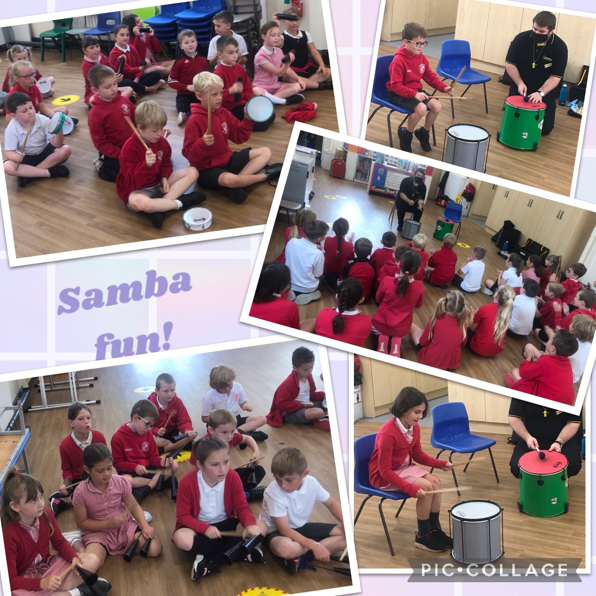 FfynnonTafPri's tweet photo. Dosbarth Twcan concentrating on the samba beat! Super music making today! ๐ ๐ฅ ๐ถ Diolch @upbeatwales
#top-beat-twcans #supersamba https://t.co/hQeqQL9e8w