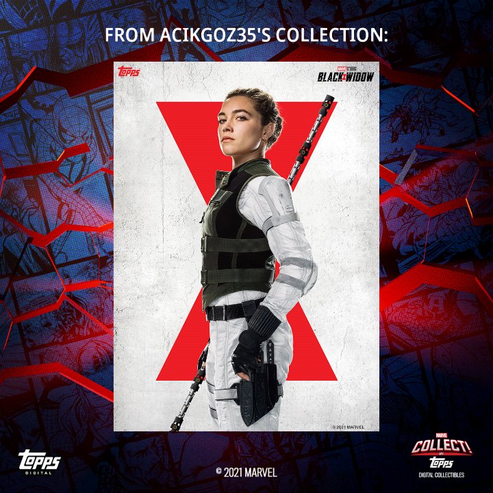 white_walker_'s tweet photo. Yelena Belova'yı o kadar sevdim ki Epic Alex Ross çizimi kartlarımdan birini feda ederek şu an dünyada yalnızca 215 tane olan bu Epic kartı aldım. #toppsdigital #topps #collect #marvel #collectyours #BlackWidow https://t.co/lFgS5CXtAA