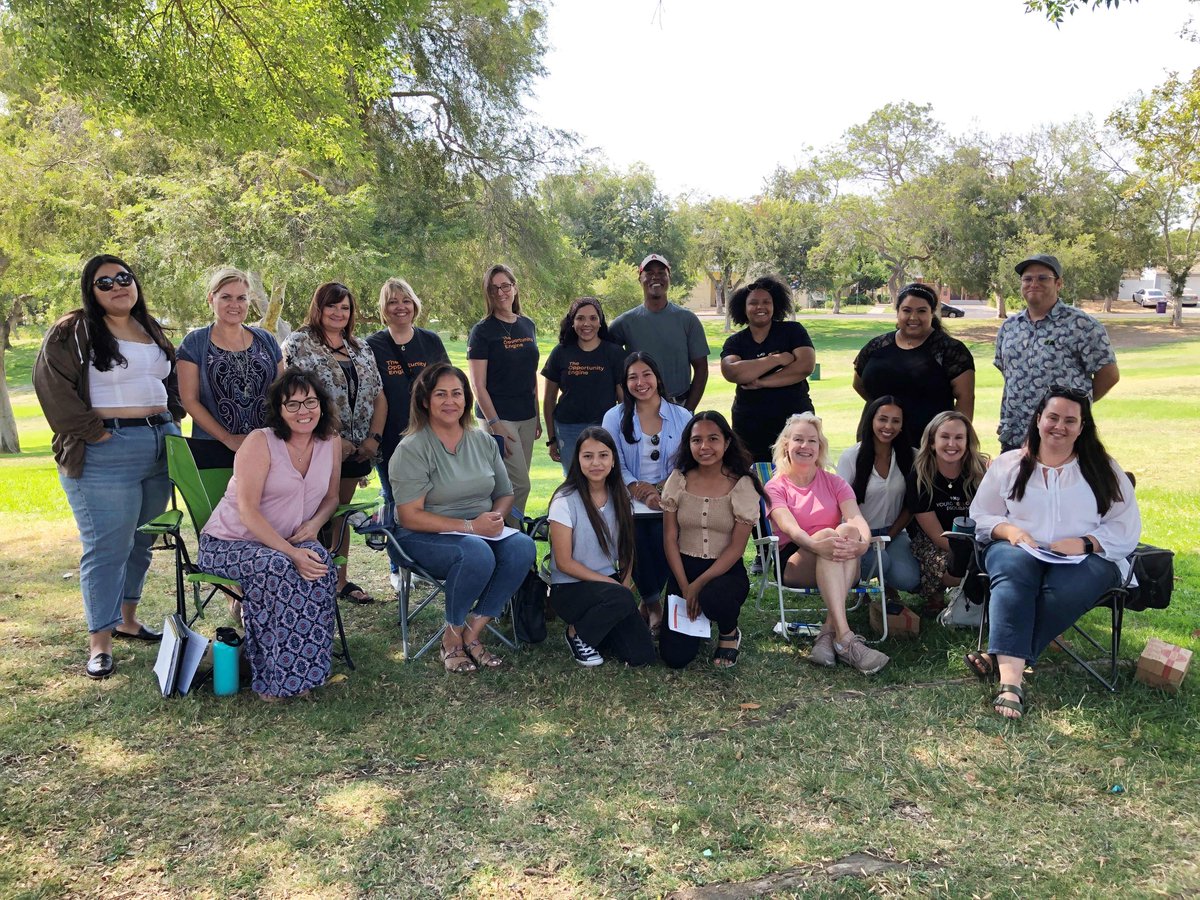 EXPfutureorg's tweet photo. Yesterday, all of us on the EXP Team (plus our interns) got together safely outdoors for our first in-person staff meeting in 16 months! Thanks to your support, the #opportunityengine continues to make strides for underserved youth whether we were in the office or not. https://t.co/nweaDwhuas