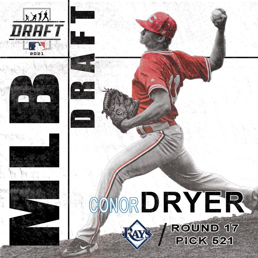 Mules_Baseball's tweet image. Congratulations to @cdryer_9 on being selected by @RaysBaseball in the 17th round of the 2021 MLB Draft. 

#RollStable 🤘🏼🐴