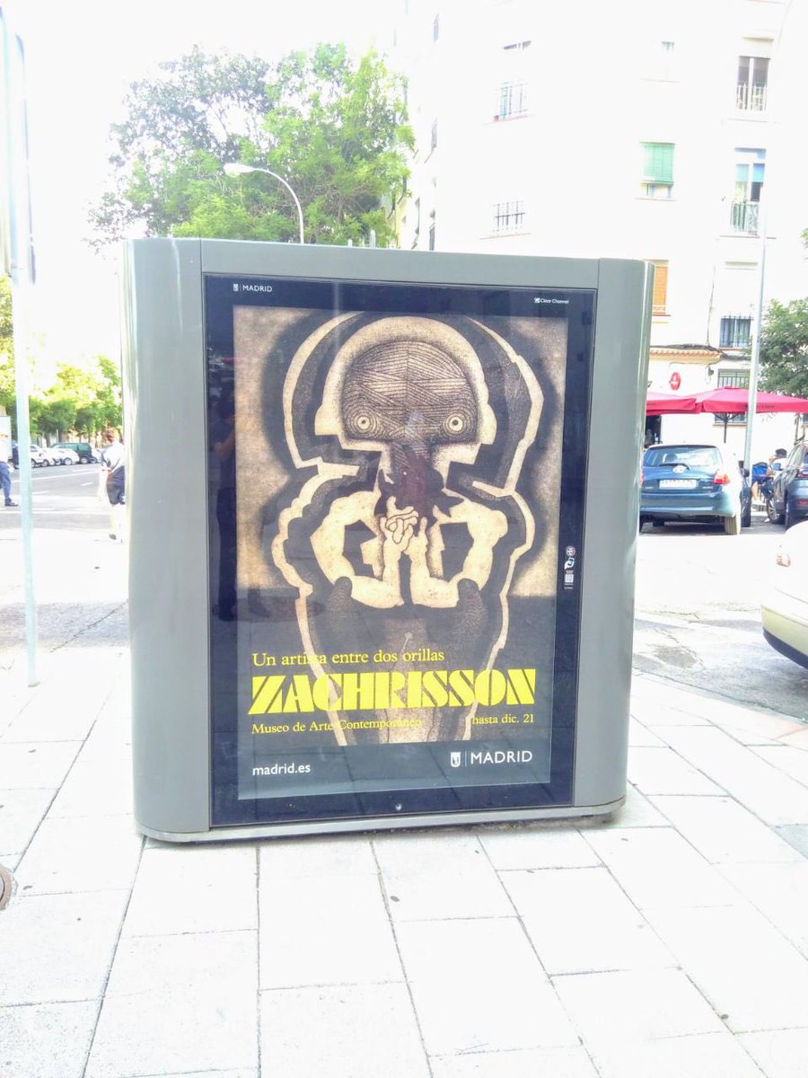 Si andan por Madrid, no se la pierdan. Zachrinsson es un orgullo para los panameños. Estará hasta fin de año