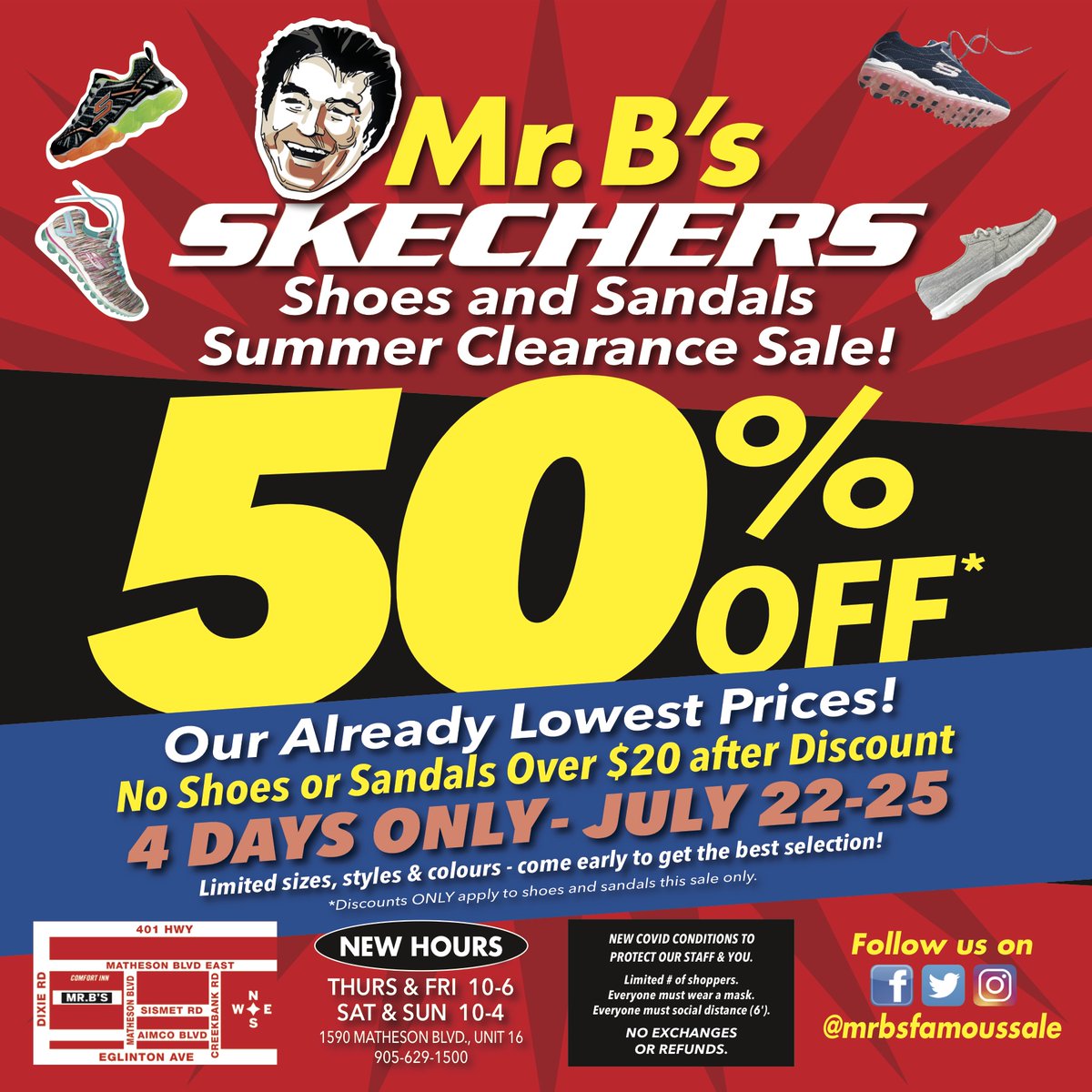 mr b's skechers sale