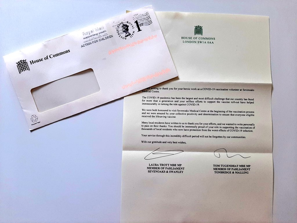 BucklandAl's tweet image. So Government doesn't have enough money for overseas aid, but still finds cash for first class thank you letters to volunteers. An email would have done nicely and saved money, public resources and paper 😡🌍
#whatplanetaretheyon