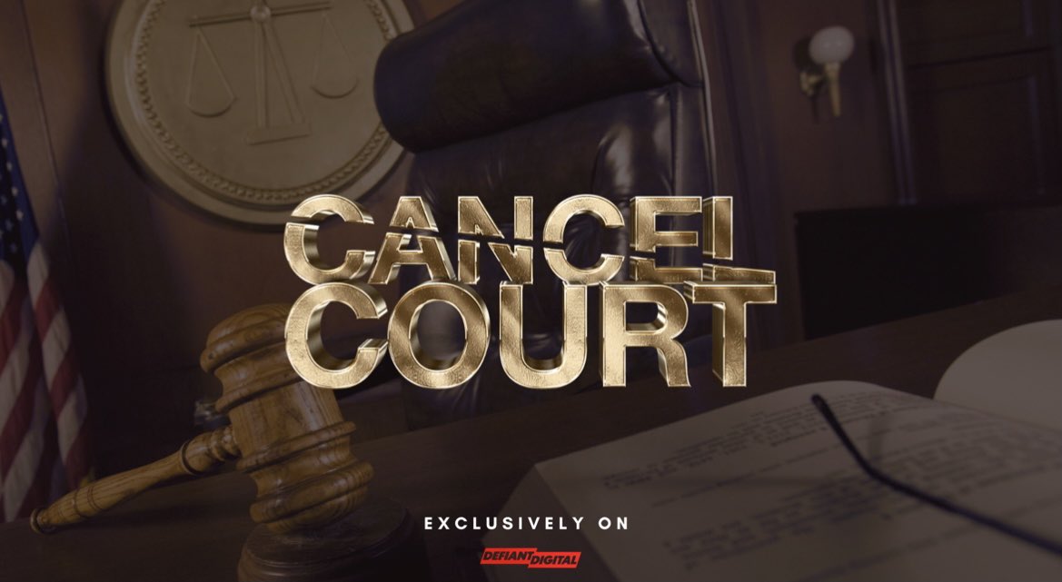 defiantdigital's tweet photo. Are you tired of CANCEL CULTURE? 🤔

Cancel Court⚖️ is coming soon… 👀 

#DefiantDigital #CancelCourt https://t.co/Rsiqe0wk1P