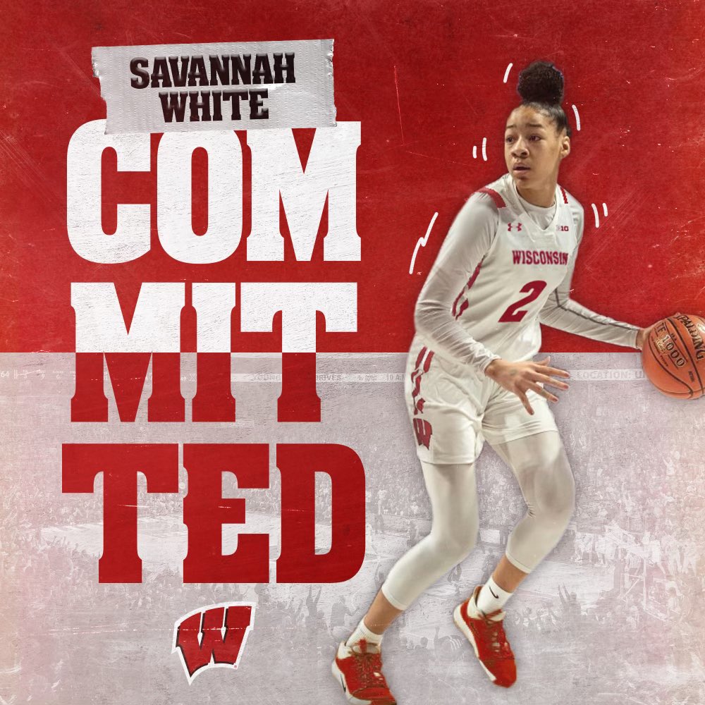 100% COMMITTED 🤍❤️
I am super blessed to announce my commitment to further my academic and basketball career at the University of Wisconsin!! Thank you to all my family, friends, coaches, and trainers for supporting me!!! #WisconsinWBB #BADGERS