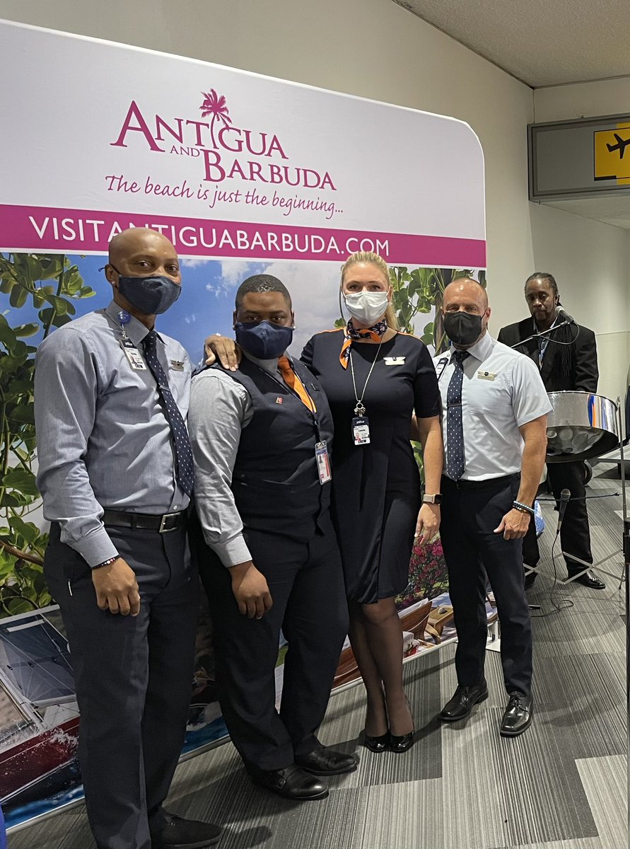 YQRamos's tweet photo. One of the best Blue moments when it comes to opening a new Blue destination! Welcome to EWR, Antigua & Barbuda 🇦🇬 @JetBlue @HelloJetBlue✈️💺 #JetBlueANU @VisitANTIGUAVer https://t.co/2TxITp7WQE