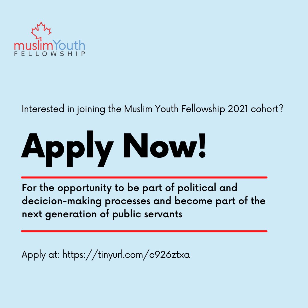 UARRToronto's tweet photo. One week left for applications to the Muslim Youth Fellowship at City Hall!
 
For more information about the program, please visit our website at https://t.co/CXdxVsLygz or contact us on Facebook (MuslimYouthFellowship)
 
Apply at: https://t.co/72MlneSIue https://t.co/k3YrAf8J7b
