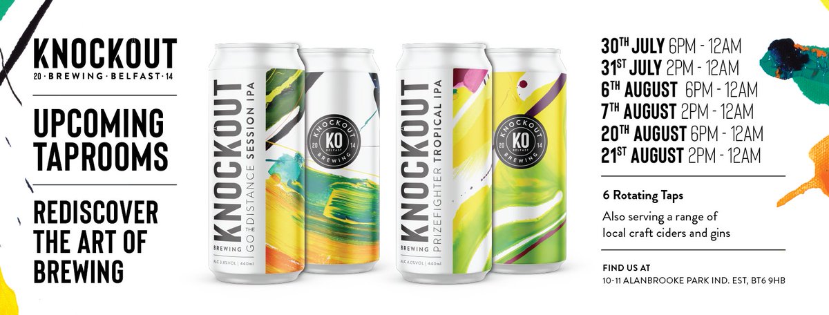 Next Taprooms July 30th-31st, August 6th-7th  and 20th-21st

facebook.com/events/5480862…

Some new beers and some old favourites
#taproom #craftbeer #nibeer #dogfriendly