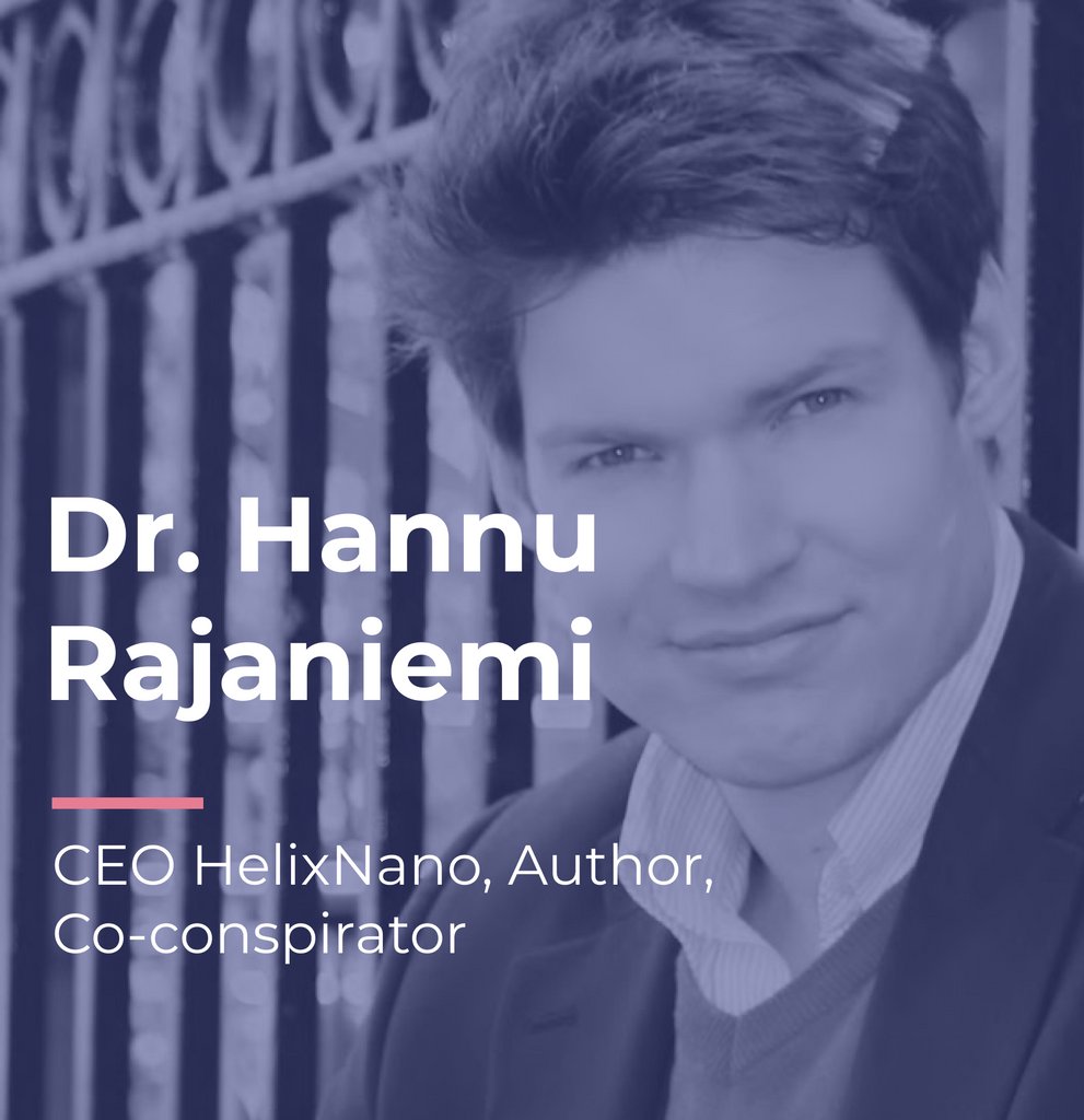 dxlabdesign's tweet photo. Dr. Hannu Rajaniemi is an award-winning sci-fi author and entrepreneur building the future.  How could you leverage the power of sci-fi to bring your vision to life?  ⁠Work with our DX Co-Conspirators to find out!⁠
⁠
#designthinking #scifi #speculativefiction #narrative https://t.co/k5NxBR07NX