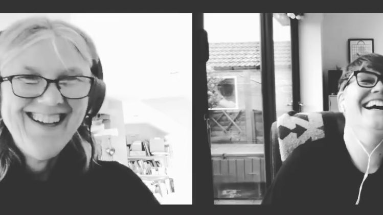 seaternprint's tweet photo. Just love learning tech tips from fellow artist @NPGolightly It’s a joy to be part of @wearebluecabin #CreativeLifeStoryWork #ZoomTips https://t.co/oh9W79Yjzj