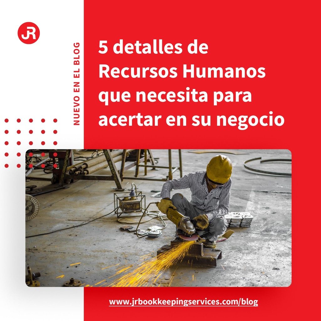JR_Bookkeeping's tweet photo. Conozca los 5 detalles de Recursos Humanos que necesita para acertar en su negocio https://t.co/OcFbAEydJH
#jrbookkeeping #latinaownedbusiness #venturacounty #venturacalifornia https://t.co/NsslPgTLDq