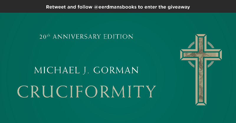 eerdmansbooks's tweet photo. Book #GIVEAWAY: "Cruciformity: 20th Anniversary Edition," Michael Gorman's seminal work on Paul's narrative spirituality of the #cross.

RT &amp; follow to enter. Winner receives a #free copy.

Ends 7/21 at 1pm ET. US, Canada, &amp; Europe only. #freebook #cruciformity