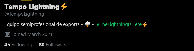 Muchas gracias, ya somos 80 seguidores!🤩

Lo prometido, es deuda, en unas horas estaremos presentando nuestro roster, atentos!😳⚡️