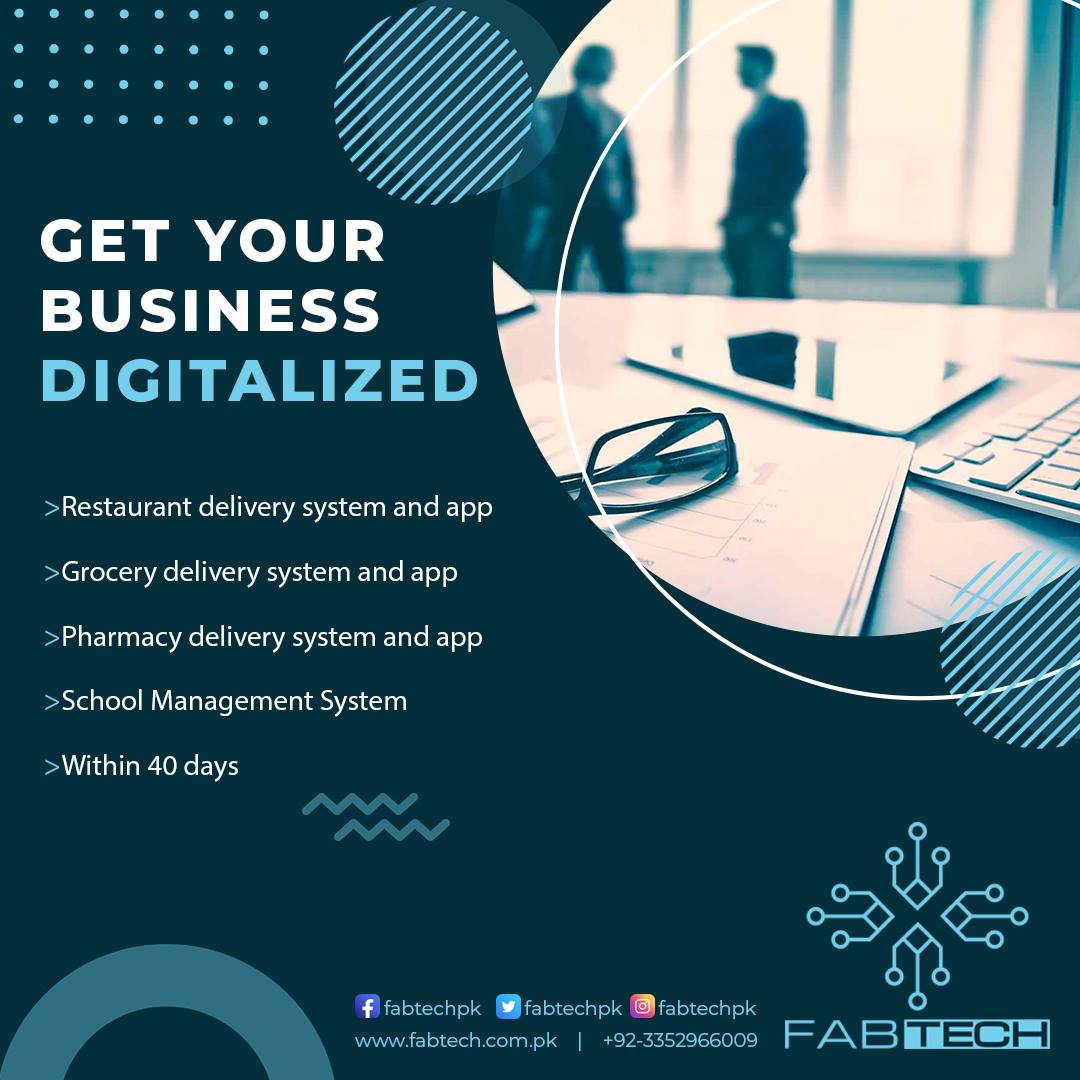 fabtechpk's tweet photo. Get your business digitalized with Fabtech.
#fabtechpk #school #resturant
#cmssolutions #webdevelopment #socialmediamarketing #digitalsignagesolutions #digitalhandsanitizerkiosk #fabtech #WeMetOnTwitter #BabarAzam https://t.co/phHltLXeii