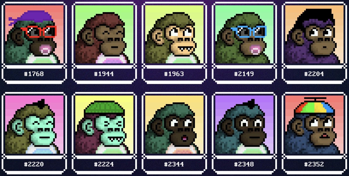 CyberKongz's tweet image. 🚨To celebrate our acquisition of THE SHRINE OF KONGZ @TheSandboxGame we are giving away 10 BABY CYBERKONGZ!🍌

Head over to our discord in the channel #🎉giveaways and react to the bot message with 🎉

The winner will be announced in 72 hours!⚡️

👉 discord.gg/cyberkongz