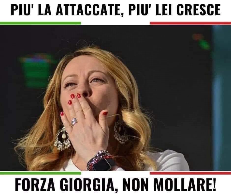 FrancescoLollo1's tweet photo. Più la attaccano e più lei va avanti. Sempre a testa alta. 🇮🇹 #GiorgiaMeloni #FratellidItalia https://t.co/EB20RGs03a