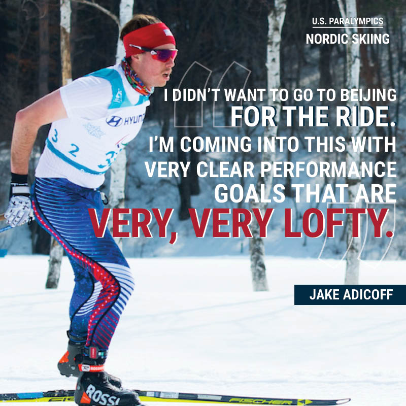 He's baaacckkkkkk 😍 After a three year hiatus, two-time Paralympian Jake Adicoff (@JakeAdicoff) returned to the snow to attempt to qualify for his third Games. He was named to our 2021-22 national team last month. His story ➡️ go.teamusa.org/2T6kpce
