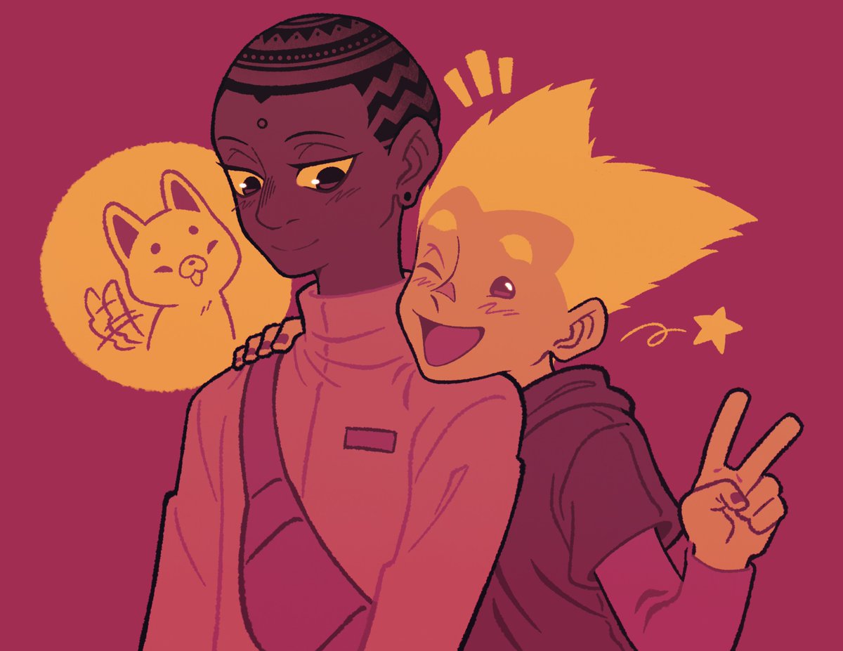 An old piece of Miroku Darai and Teppei Neru from #bluelock 💙 I barely remember anything except that I love their looks jfdkaljfdk