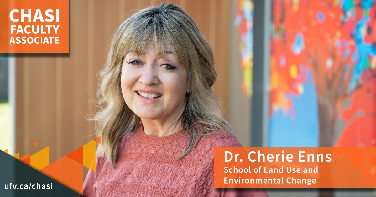 CHASI is proud to welcome <a href="/EnnsCherie/">Cherie Enns</a> to our team of Faculty Associates. A registered urban planner, Dr. Enns has experience managing programs, mobilizing resources, and working on child-rights and food security projects around the world.

Learn more at blogs.ufv.ca/chasi/chasi-fa….
