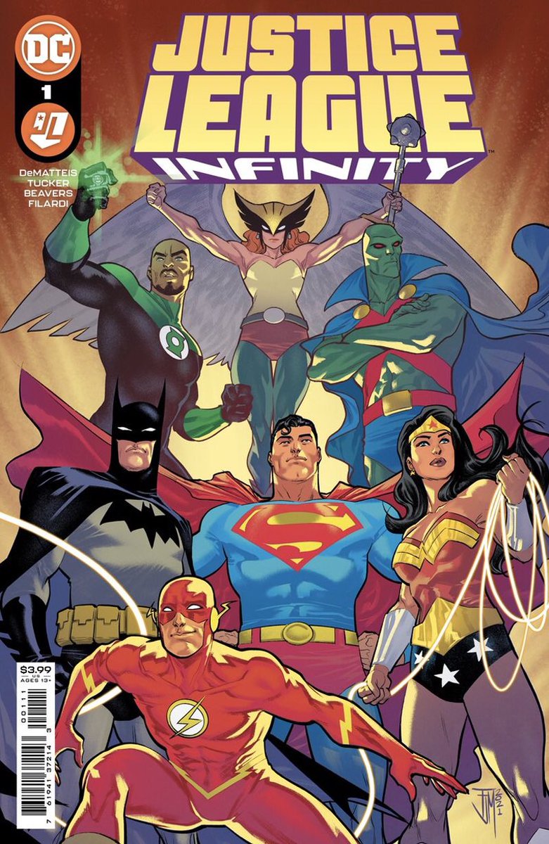 Issue 1 of #JusticeLeagueInfinity was so good. Awesome picking up right after events of JL & JLU. Excited to see where we go & super awesome seeing Booster Gold & Blue Beetle together 😇