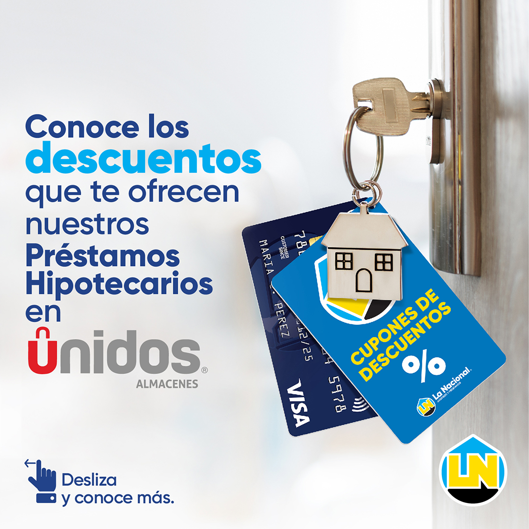AsocLaNacional's tweet photo. Con nuestros #PréstamosHipotecarios disfrutas de hasta un 20% de descuento en electrodomésticos y artículos para amueblar de @aunidosrd. Además, con tu #TarjetadeLaNacional recibes una devolución de 10% en #TarjetadeCrédito y 5% en #TarjetadeDébito. Info: https://t.co/oKoF0lrvAi https://t.co/QaxCrOXTUS