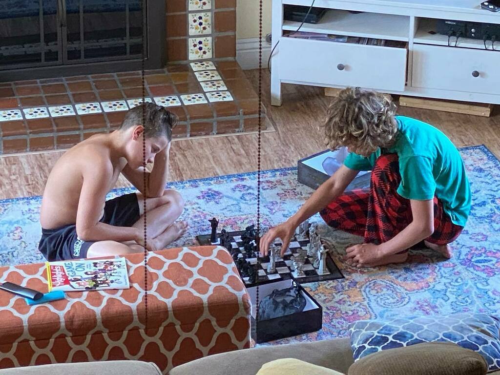 adam_thedad's tweet image. Turned off the internet to their devices, locked down their apps, and lo and behold, they found something to do.