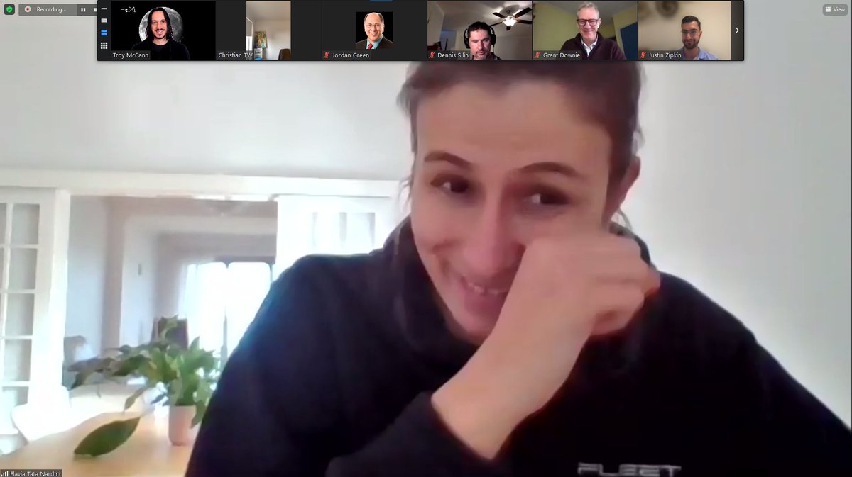 troy_mccann's tweet image. 🤯Talk about a natural storyteller! 

Just had one of the most inspiring talks from @Flavia_space, CEO of @fleetspace and mentor at @moonshotspaceco.

You encapsulated so many lessons for space startups, tied together by an incredibly engaging story! 👏

Thanks and ad astra! 🚀