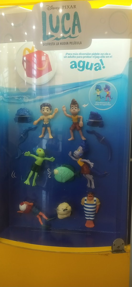 Película Luca Juguetes Luca Mc Donalds Mcdonalds MuÃ±ecos Cajita