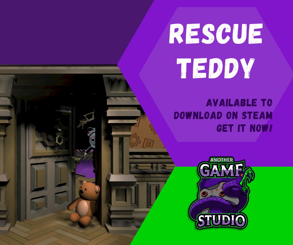 AnotherGameStu1's tweet photo. - Rescue Teddy - available for DOWNLOAD on Steam ->
https://t.co/21Jg2jCuw8...
Official trailer ->
https://t.co/mCbLXs5ovt
.
.
.
#RescueTeddy #AnotherGameStudio #Premiere #Steam #EarlyAccess #MadeWithUnity #VideoGame #PC #OfficialTrailer #itchio https://t.co/nqgcdZXp1d