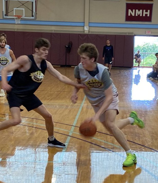 6’10” Danny Wolf ‘22 went for 11 pts 12 rebs 5 asts &amp; 2 blks for @macirvinfire in their opening game at #PeachJam #TheFarm #NMHlab #GoNMH <a href="/Daniel_Wolf6/">Danny Wolf</a> <a href="/LabPrepCamp/">LabPrepCamp</a>