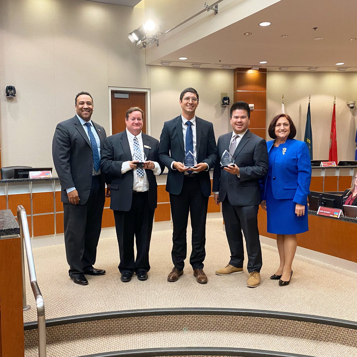 Yesterday #wrcog honored three staff service milestones at its Executive Committee meeting. Thank you for your continued commitment to elevating the subregion! #leadership