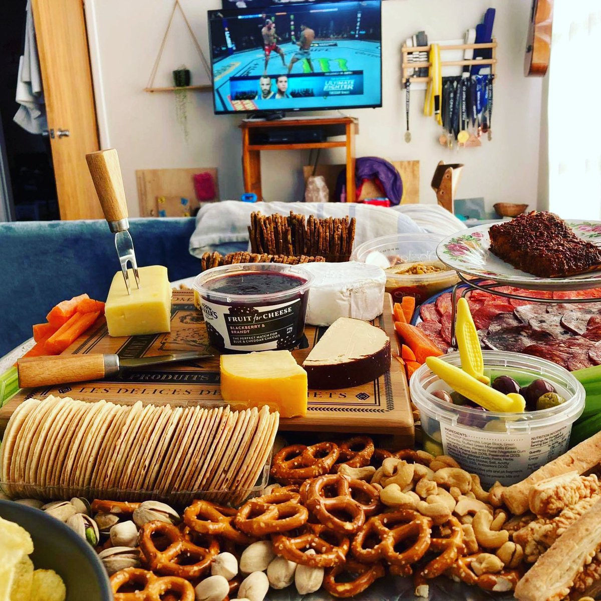 My first #grazingplatter not to shabby in my opinion #ufc